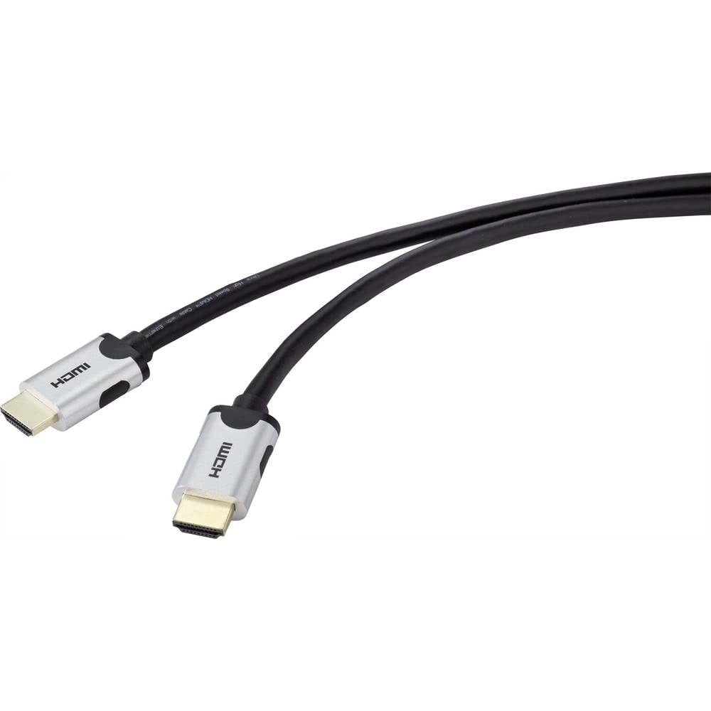 Speaka Professional HDMI Connection Cable HDMI-A Male/HDMI-A Male 0.50 m Black SP-9063160 Ultra HD (8K) HDMI Cable
