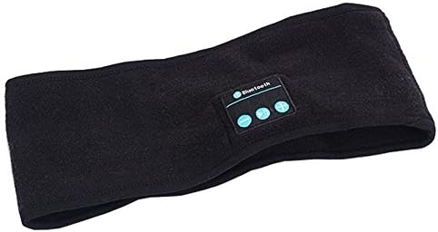 Mofek Sports Warm Wireless Bluetooth Headband Hands Free Stereo Headset Sleep Headphones (Black)