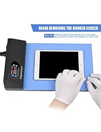 Almohadilla de calefacción compatible con iPad iPhone, pantalla LCD, separador de pantalla, herramienta de reparación, placa de calefacción.
