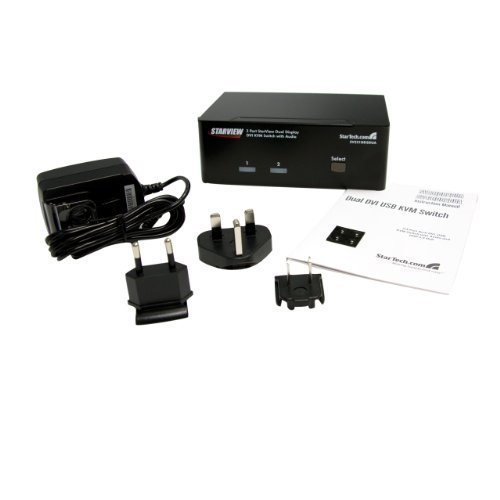 Startech.com SV231DD2DUA 2 Port Dual DVI USB KVM Switch