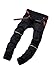Vogstyle Men's Slim Fit Destroyed Jeans with holes Pencil pants Slim zipper Jeans with holes Style 1 black-32