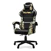 Gaming Chair Camo Video Game Chairs Camouflage Office Tall Back Chair with Carbon Fiber Leather Comfortable Adjustable…