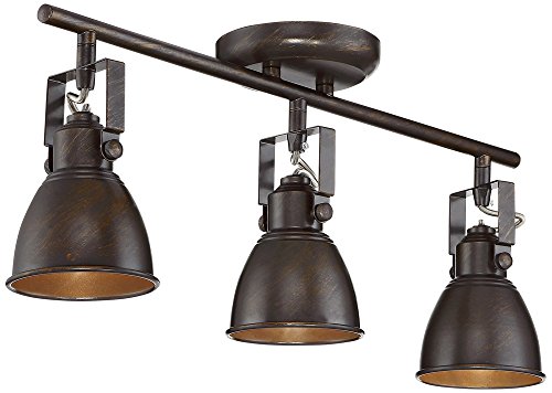 Pro Track Abby 3-Light Bronze Complete Track Light Kit