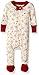 Burt's Bees Baby Baby Boys Sleeper Pajamas, Zip-Front Non-Slip Footie PJs, Organic Cotton