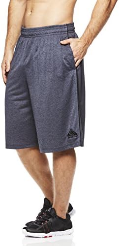 Above the rim Men's Basketball Short Basic Athletic Workout Gym Shorts - Tournament - Ebony, Medium