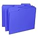 Smead Interior File Folder, 1/3-Cut Tab, Letter Size, Purple, 100 per Box, Expandable File Folders for Filing Cabinet