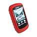 Tuff Luv Silicone Gel Skin Case & Screen Cover for Garmin Golf Approach G6 / G7 - Red