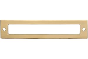 Top Knobs - TK925HB - Hollin Backplate - Honey Bronze - Lynwood Collection