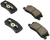 Centric 105.0868 Posi-Quiet Ceramic Brake Pad with Shims