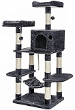 FEANDREA Multi-Level Cat Tree for Big Cats, Stable Cat Tower