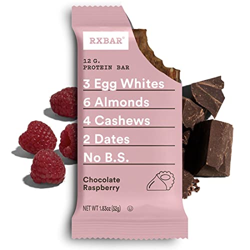 RXBAR Protein Bar, Variety Pack, 6 Flavors, 1.83 Ounce 12 Count (Pack