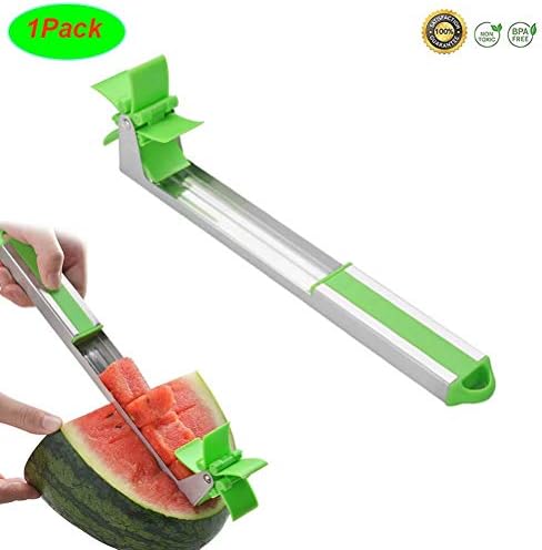 Stainless Steel Watermelon Windmill Slicer Cutter Corer Fruit Vegetable Tools Kitchen Gadgets,1 Pack