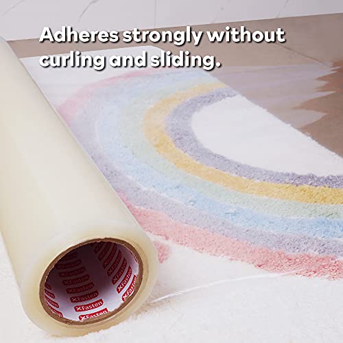 XFasten Floor Protection Film, 24Inch x 200Foot, 3 mils, Clear Self