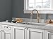 Delta Faucet Cassidy Single-Handle Kitchen Sink Faucet with Pull Down Sprayer, ShieldSpray Technology and Magnetic Docking Spray Head, Champagne Bronze 9197-CZ-DST