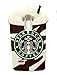 LG G Stylo Case LG LS770 Case LG G4 Stylus Case,Tribe-Tiger Yellow Starbucks Coffee Ice Cream Silicone Back Cover Case for LG G Stylo/G4 Stylus/LS770(Brown Ice Cream)
