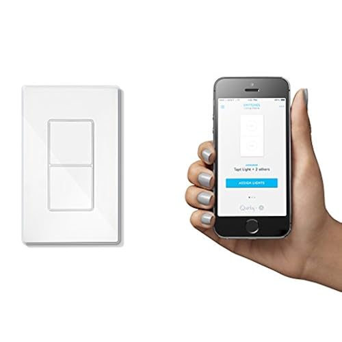 Quirky PTAPT-WH02 Quirky + GE Tapt Smart Wall Switch, , Tools & Home Improvement, Electrical, Outlets & Accessories, Outlet Switches