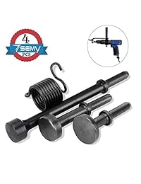 Juego de 4 piezas de cinceles para martillo de aire con muelle