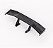 Ecosin 6.7inch Universal Car Tail Wing Carbon Spoiler Mini Auto Fiber Decoration (Black)