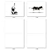 The Best Card Company - 10 Blank Yoga Note Cards (4x 5.12 Inch) - Boxed Notecards with Envelopes, Cute Animal Cards, Zen Assortment - Bovine Nirvana M6545OCB