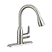 American Standard 4175300.075 Colony Soft 1 Handle High Arc Pull Down Kitchen Faucet, 1.5 GPM, Stainless Steel