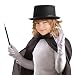 All in One Magic Set for Kids Halloween Magician Role Play Dress Up Costume Set, Hat, Cape, Gloves and Wand