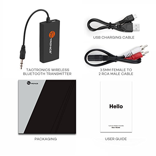 6 TaoTronics+Bluetooth+Transmitter+Connected+Transmission