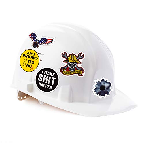 Hard Hat Stickers 50+ Funny Sticker for Tool Box Helmet Welding