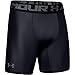 Under Armour 1289566 Men's HeatGear Armour Mid Compression Shorts, Black/Graphite, X-Large