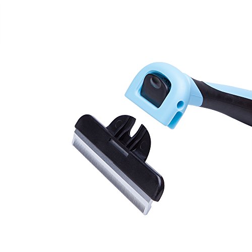 Sukuos Pet Brush for Shedding, Dog Grooming Brush, Cat Hair Comb, Professional Pet Grooming Tool for Pets / Dogs / Cats Fur, Effectively Reduces Shedding By Up To 95%
