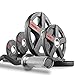 XMark XM-3675 Olympic EZ Curl Bar with Brass Bushings and Optional Texas Star Olympic Plate Weight Sets