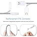 VIVK Charger Cable 4 Pack 10FT 6FT 6FT 3FT Long Nylon Braided USB Fast Charging & Syncing Cord Compatible for iPhone X iPhone 8 8 Plus 7 7 Plus 6s 6s Plus 6 6 Plus iPad iPod Nano Silver