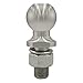 CURT 40083 Stainless Steel Trailer Hitch Ball, 6,000 lbs, 2-Inch Diameter, 1 x 2-1/8-Inch Shank