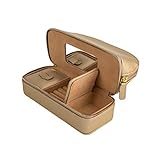 Brouk and Co. Duo Travel Organizer for Cosmetics and Jewelry, Gold