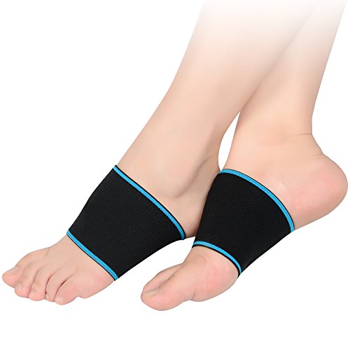 Soumit SOUMIT Arch Support Brace,Anti-wear Nylon Plantar Fasciitis Bandage For Women and Men to Wear in Shoes and Bare Feet During Playing Badminton, Soccer,Basketball,L