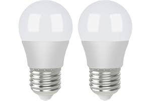 BUBOSPER 241555401 Refrigerator Light Bulbs Fit Frigidaire 241555401, Replacement for Kenmore/Sears 25369234702 Refrigerator, 2 Pack (White)