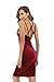 Carprinass Women's Sleeveless Bodycon Midi Dress Velvet Club Bandage Dress