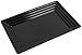 Kaya Collection - Black Plastic Serving Tray Heavyweight Rectangular Platter 9