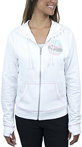 KIALOA Paddles Women's Pukana Zip Up Hoodie - Small - White