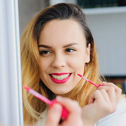 15 Pieces Lip Gloss Tube Empty Plastic Lipstick Sample Refillable Lip Balm Bottle Container and 3 Funnel for Women Girls Cosmetic, Liquid, Toiletry, Travel Home (Purple, Pink, Rose Red) 7 15 Pieces Lip Gloss Tube Empty Plastic Lipstick Sample Refillable Lip Balm Bottle Container and 3 Funnel for Women Girls Cosmetic, Liquid, Toiletry, Travel Home (Purple, Pink, Rose Red)