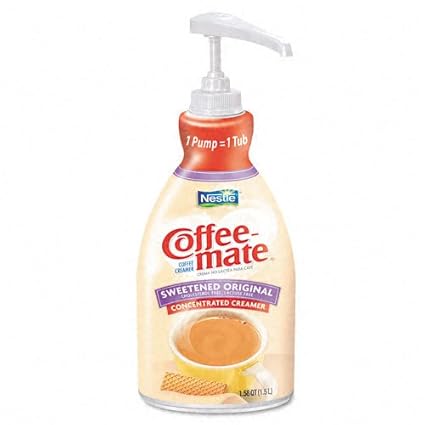 Nestle Coffee Mate Liquid Coffee Creamer Pump Dispenser Regular Flavor 1 5 Liter Sold As 2 Packs Of 1 Total Of 2 Each Amazon Com Grocery Gourmet Food