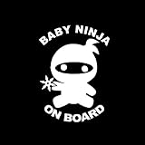Baby Ninja On Board Vinyl Car Decal