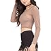 May&Maya Women's Long Sleeve Pure Mesh Blouse
