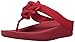 FitFlop Women's Florrie Toe-Thong Sandal, Classic red, 7 M US
