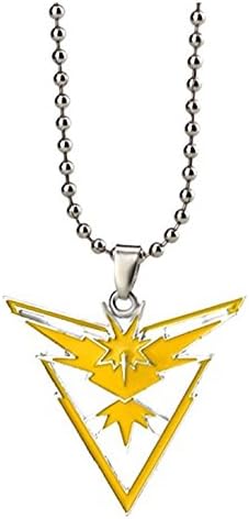 Gym Badges Box Men Jewelry Necklace Personalized for Anime Fan with Pokemon Go Game Team Pendant-Team Instinct(FBA)