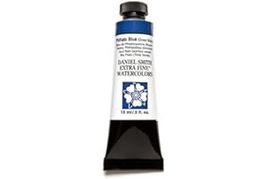 Daniel Smith Extra Fine Watercolor 15ml Paint Tube, Phthalo Blue Green Shade (284600077), 0.5 Fl Oz (Pack of 1)