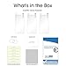 amFilm Screen Protector for iPhone SE (2020), 8, 7, 6S, 6 (3 Pack) Anti-Glare, Matte, Flex Film, Case Friendly