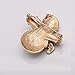 Cyber Monday GreatFun Christmas Brooches Xmas Pin Snowman Brooch Gold Crystal Brooch Christmas Gift