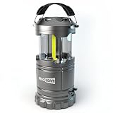 HeroBeam LED Lantern V2.0 with Flashlight - Latest COB Technology emits 300 LUMENS! - Collapsible Tough Lamp - Great Light for Camping, Car, Shop, Attic, Garage (SINGLE PACK)
