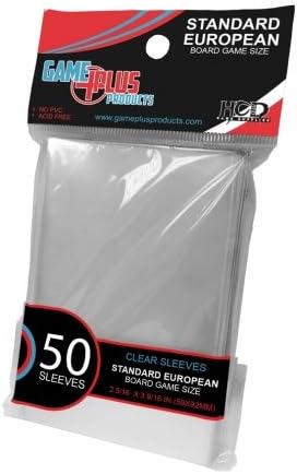 Games Plus Products - Standard European Sleeve (59 x92mm) (50)