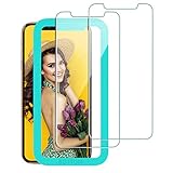 Bovon for iPhone 11 Pro Max Screen Protector 2019 6.5'', for iPhone XS Max Screen Protector [Ultra Clear] [3D Touch] [Case-Friendly][Scratch Proof] 0.25mm Tempered Glass Film with Alignment Frame (2 Packs)